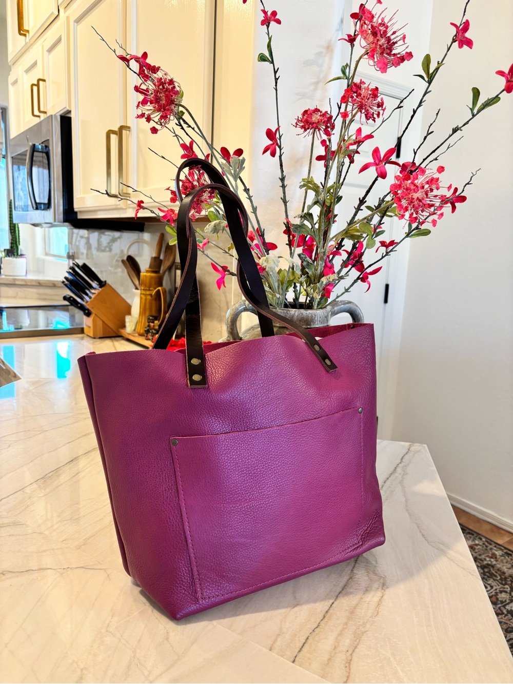 Portland Leather Goods Large Iris Tote
